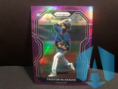 2021 Panini Prizm Purple Triston McKenzie #25 RC
